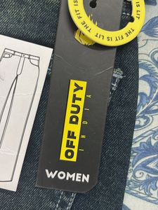 Wide Leg Jeans - Dark Wash Denim