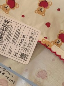 Cute Bear Print Crop Top