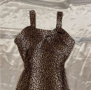 Leopard Print Sheath Dress