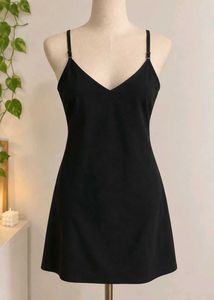Classic Black Slip Dress