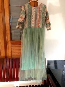 Boho Style Tulle Gown