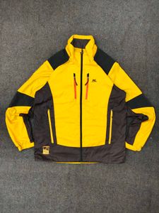 Men's Yellow & Black Windbreaker Jacket