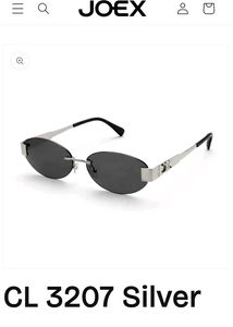 Celine Oval Rimless Sunglasses