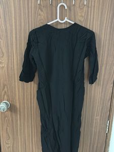 Elegant Black Sequined Kurta