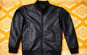 Stylish Black Faux Leather Jacket