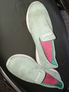 Comfortable Light Blue Slip-On Shoes