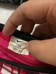 Nike Plaid Fanny Pack