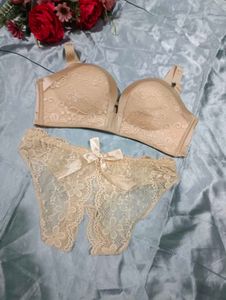 Elegant Lace Bra &amp; Panty Set