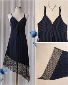 Lace Trimed Slip Dress