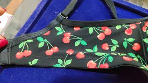 Cute Cherry Print Bra &amp; Panty Set