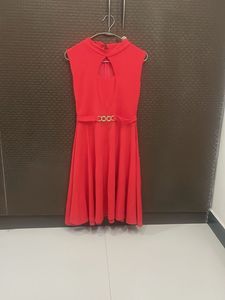 Stunning Red Fit and Flare Dress