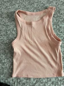 Ribbed Racerback Tank Top
