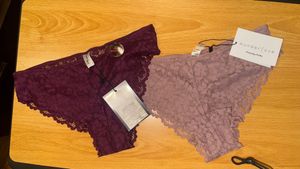 Lace brazillian underwear pack of 2