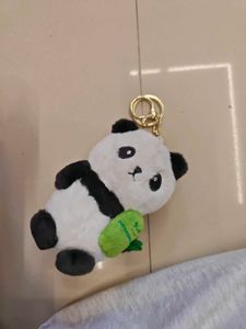 Cute Panda Plush Keychain