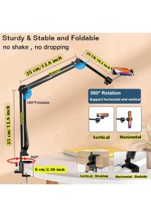 Brolaviya Overhead Tripod With Phone Holder