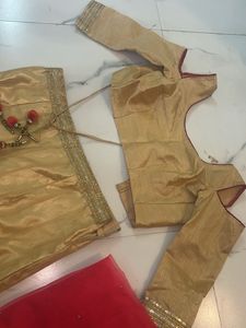 Stunning Gold &amp; Pink Lehenga Choli