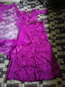 mirror lehenga