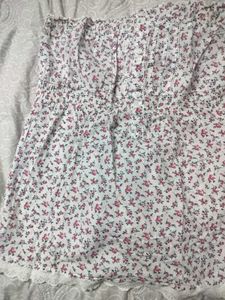 Cute Floral Strapless Tube Top