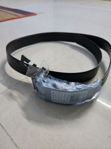 ETEN Black Leather Belt