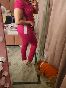 Pink Nike Tracksuit