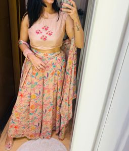 Beautiful Floral Lehenga Choli Set