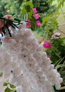 Handmade Crochet Flower gajra Accessory