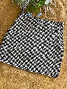 Black & White Mini Skirt