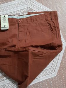 Men's Brown Chinos with Tag