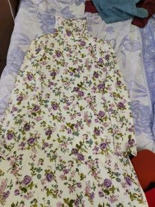 Floral Long Sleeve Midi Dress