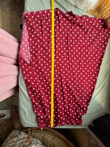 berrylush Chic Polka Dot Midi Skirt