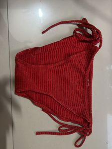 Perfect Hot Red Beach Wear Bottom