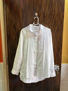 Zara 34 bust White Button-Down Shirt