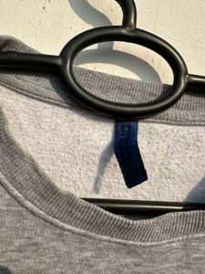 Classic Grey Crew Neck Sweatshirt