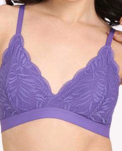 Purple Lace Bra