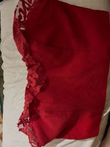 Vibrant Red Lace corset