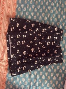 SHEIN Floral Print Mini Skirt