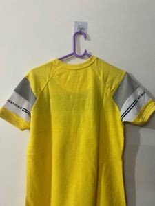 Stylish Yellow Graphic T-Shirt