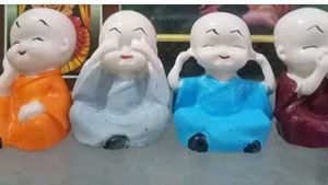 Colorful 8 Piece Laughing Budha...