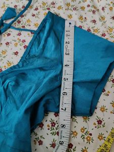 Teal Silk Blouse