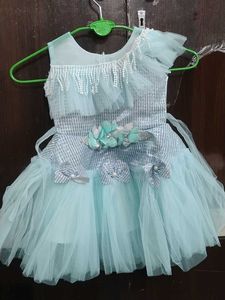 Sparkling Blue Party Dress