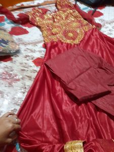 LONG DRESS BROWN READYMADE