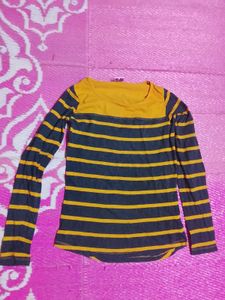 Striped Long Sleeve Top