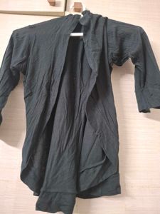 Casual Black Cardigan