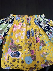 Bohemian Patchwork Floral Blouse