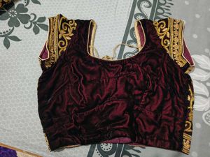 Full Stone work Velvet Lehenga Choli