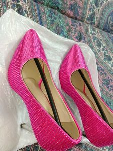 Sparkling Hot Pink Heels