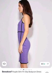 Purple Bodycon Dress