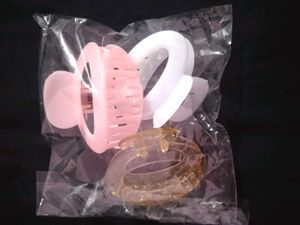 Set of 3 Cute Hair Claw Clips