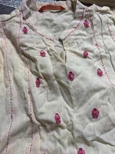 Pink Embroidered Dupatta