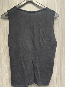 Chic Black Ruched Sleeveless Top